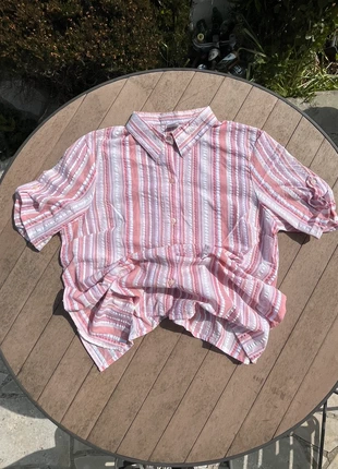 Chemise  vintage rayée rose manches courtes homme Oversize rétro été, marca: Vintage Dressing, estado: Muy bueno, tamaño: XL, 10,00 €, 11,20 € Protección al comprador incluida
