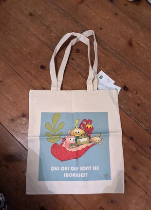 Tote bag Snorkies, marque: Fais Le Mariole, état: Neuf avec étiquette, 15,00 €, 16,45 € Protection acheteurs incluse