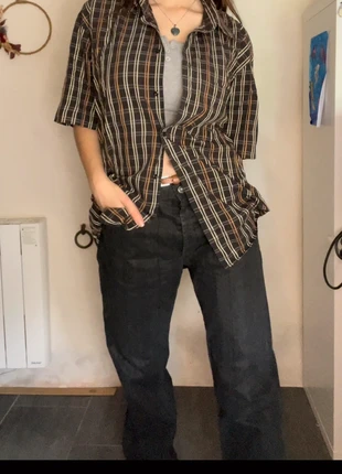 chemise carreaux noire et marron , marque: Inconnu, état: Très bon état, taille: L / 40 / 12, 9,99 €, 11,19 € Protection acheteurs incluse