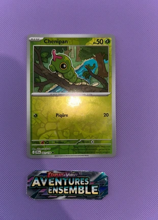 Carte Pokémon Chenipan 001/159 Reverse Aventures Ensemble Fr, brand: Pokémon, condition: Very good, €1.00, €1.75 includes Buyer Protection