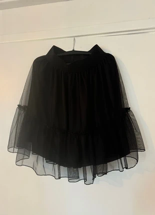 Czarna tiulowa spodniczka z podszewka nowa z made of italy, marca: M-Made in Italy, estado: Novo sem etiquetas, tamanho: Tamanho único, €4.00, €4.90 inclui Proteção do Comprador