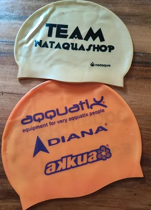 Lot de deux bonnets de natation, marke: Nataqua, zustand: Gut, 5,00 €, 5,95 € inklusive Vinted-Käuferschutz