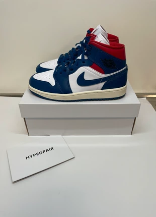 Air Jordan 1 Mid French Blue 39, merk: Jordan, staat: Nieuw met prijskaartje, maat: 39, € 149,00, € 157,15 inclusief Kopersbescherming Pro