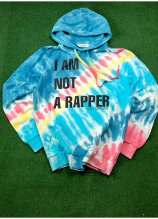 Sweat à capuche I Am Not A Rapper multicolore taille M, brand: Elevenparis, condizioni: Nuovo senza cartellino, taglia: M, €30.00, €32.20 include la Protezione acquisti Pro