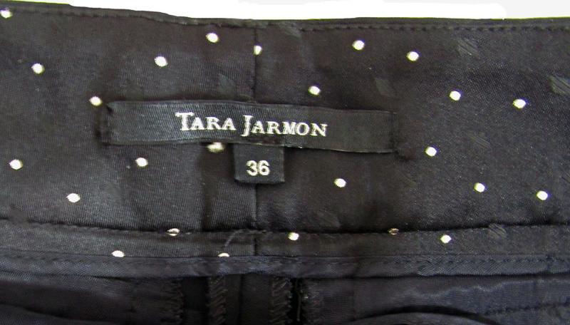 pantalon fluide Tara Jarmon taille 36 noir très bon état 5