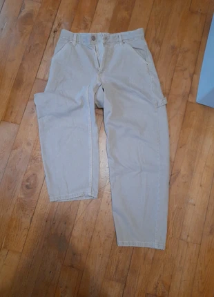 Pantalon carpenter beige, marque: Bershka, état: Neuf sans étiquette, taille: W29 | FR 38, 8,00 €, 9,10 € Protection acheteurs incluse