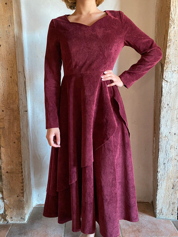 Robe d hiver Bordeaux Vinted