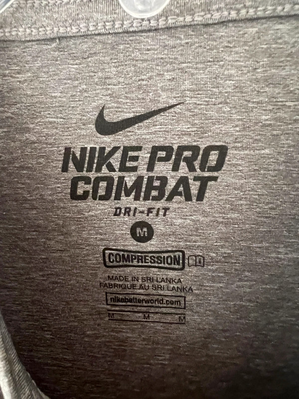 Nike pro combat compression t shirt sales