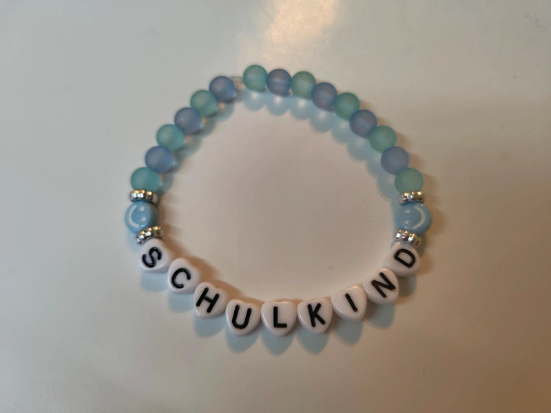 Armband Perlen Schulkind Einschulung Erstklässler