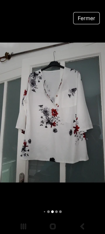 Blouse blanche M - photo numéro 5