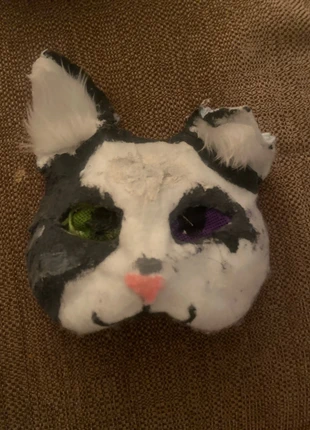 Therian mask with bendable ears, brand: Homemade, condition: New without tags, £13.00, £14.35 includes Buyer Protection