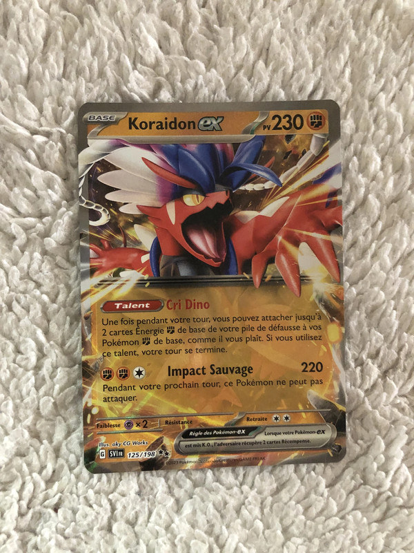 Carta oro Pokemon Koraidon - Vinted