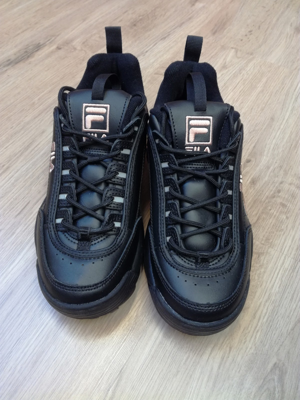 Baskets Fila Disruptor noir rose gold 38 5