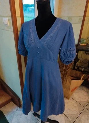 Robe violet lila manches ballons S/36 La Petite Étoile vintage purple balloon sleeves y2k, marke: La petite étoile, zustand: Sehr gut, größe: S / 36 / 8, 17,00 €, 18,55 € inklusive Vinted-Käuferschutz