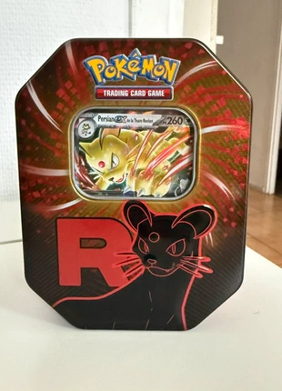 boîte métallique Persian EX avec carte promo, brand: Pokémon, condition: Like new, €6.00, €7.00 includes Buyer Protection
