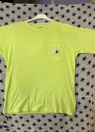 T-shirt Carhartt Giallo Fluo M, marca: Carhartt, estado: Muy bueno, tamaño: M, 25,00 €, 26,95 € Protección al comprador incluida