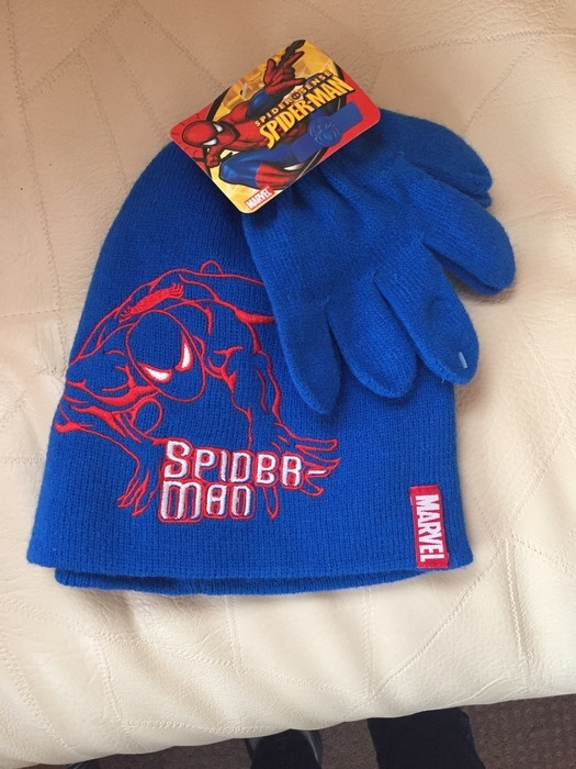 bonnet gants Spiderman 