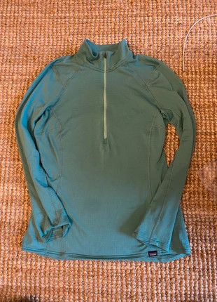 Patagonia capilene thermal weight base layer lightweight fleece medium tourmaline green quarter zip, brand: Patagonia, condition: Very good, size: M / 10, £18.00, £19.60 includes Buyer Protection