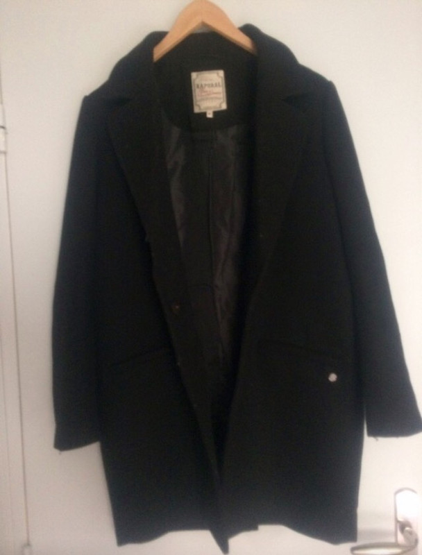Manteau long noir 2