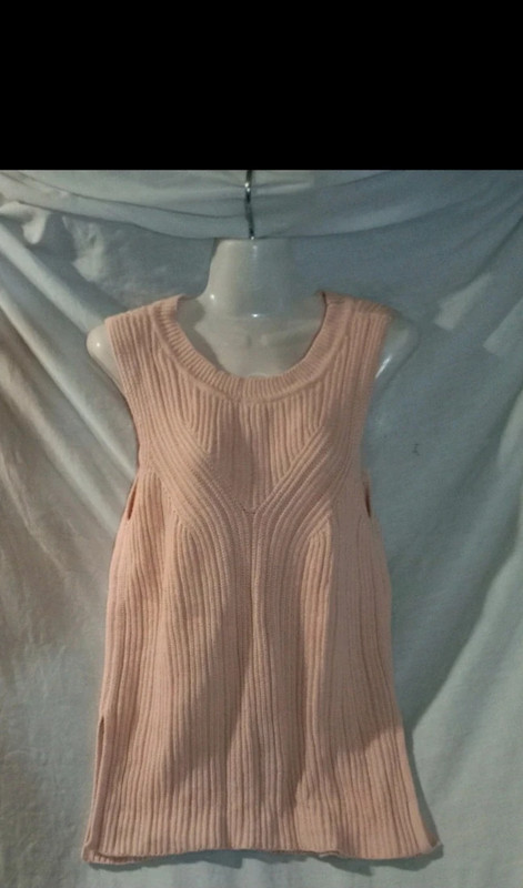 Pendleton pink sweater tank top small 1