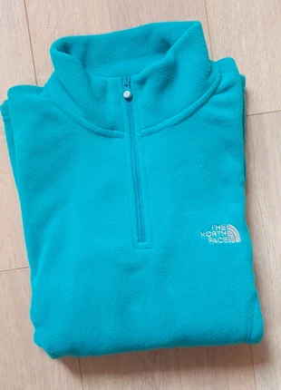 The North Face sweat polaire 1/4 zip femme - Taille S – Bleu clair - Très bon état, merk: The North Face, staat: Heel goed, maat: S / 36 / 8, € 22,00, € 23,80 inclusief Kopersbescherming