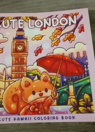 Livro colorir Cute London, estado: Novo sem etiquetas, €5.00, €5.95 inclui Proteção do Comprador
