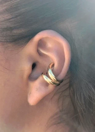 Earcuff acier inoxydable "Carolina" doré, marca: Sara Valenti, estado: Novo com etiquetas, €18.90, €20.55 inclui Proteção do Comprador Pro