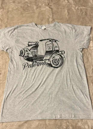 T-shirt Homme – Gris – Palermo Italien – Taille M/L – Super état – Y2K / Vintage, marque: Tendance, état: Très bon état, taille: M, 5,00 €, 5,95 € Protection acheteurs incluse