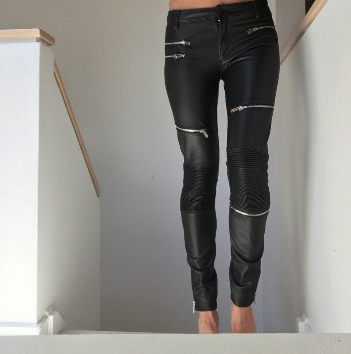 Pantalon cuir Zara 2