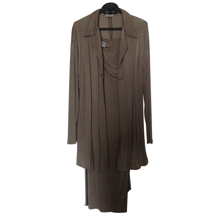 Ensemble bronze jupe & veste longue (T38/40) Antoine B_Vintage 80s 2