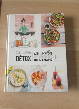 Livre de cuisine detox 120 recettes pour décoller du canapé, estado: Nuevo con etiquetas, 10,00 €, 11,20 € Protección al comprador incluida