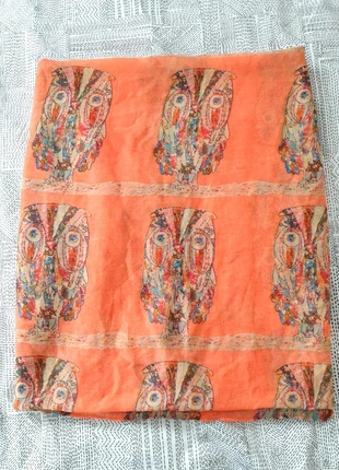 Foulard orange hibou, zustand: Sehr gut, 5,00 €, 5,95 € inklusive Vinted-Käuferschutz