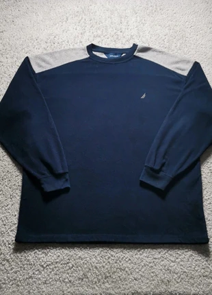 Pull Nautica Polaire Fleece Sweater Bleu Marine Taille L Homme Logo Brodé Gris, brand: Nautica, condition: Very good, size: L, €22.90, €24.75 includes Buyer Protection Pro