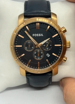 Montre fossil bleu et doré, marque: Fossil, état: Très bon état, taille: 43–46 mm, 49,00 €, 52,15 € Protection acheteurs incluse