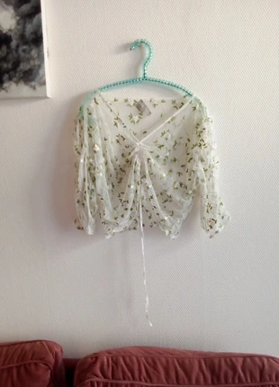 Top court en tulle fleuri, merk: ASOS, staat: Heel goed, maat: S / 36 / 8, € 8,00, € 9,10 inclusief Kopersbescherming