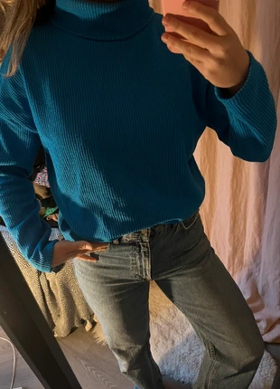 Pull col roulé bleu, marque: Stradivarius, état: Très bon état, taille: M / 38 / 10, 5,00 €, 5,95 € Protection acheteurs incluse