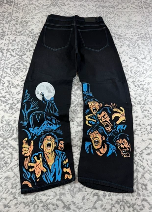 Jean Baggy Brodé Style Hip Hop / Taille 38, brand: Denim, condizioni: Ottime, taglia: IT 38 | W29, €49.90, €53.10 include la Protezione acquisti Pro