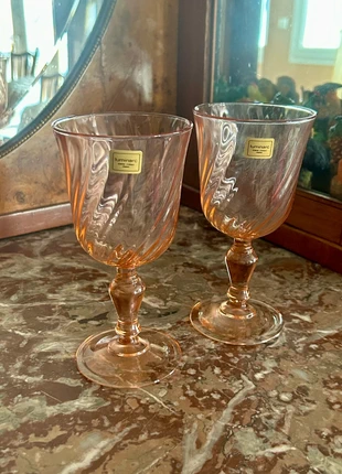Grands verres à vin Rosaline arcoroc années 70 made in France, brand: Arcoroc, condition: Like new, €18.00, €19.60 includes Buyer Protection