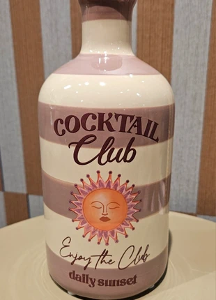Vaas 'Cocktail Club' Aardewerk Multicolor, merk: kersten, staat: Nieuw met prijskaartje, € 18,95, € 20,60 inclusief Kopersbescherming Pro