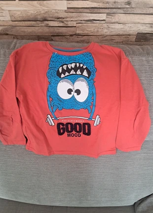 T shirt manches longues 6 ans, merk: Kiabi, staat: Heel goed, maat: 6 jaar / 116 cm, € 1,00, € 1,75 inclusief Kopersbescherming