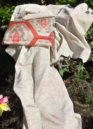 Kimono👘 hitoe Komon, en soie naturelle, bon état d'origine , marque: hitoe kimono Komon en soie naturelle motifs vieux , état: Bon état, taille: Taille unique, 119,00 €, 125,65 € Protection acheteurs incluse