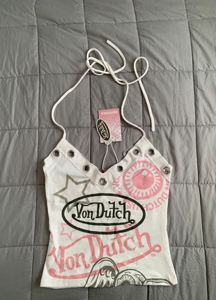 Von Dutch Halterneck Top, brand: Von Dutch, condition: New with tags, size: L / 40 / 12, €27.99, €30.09 includes Buyer Protection