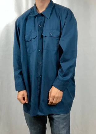 Chemise Dickies Bleu Marine à manches longues taille XXXL, merk: Dickies, staat: Goed, maat: XXXL, € 14,99, € 16,44 inclusief Kopersbescherming Pro