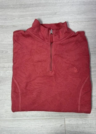 Half zip polaire The North Face TKA100 rouge bordeaux taille M femme, merk: The North Face, staat: Heel goed, maat: M / 38 / 10, € 15,00, € 16,45 inclusief Kopersbescherming