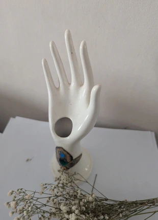 Main baguier soliflore en céramique vintage, merk: Vintage Dressing, staat: Heel goed, € 10,00, € 11,20 inclusief Kopersbescherming