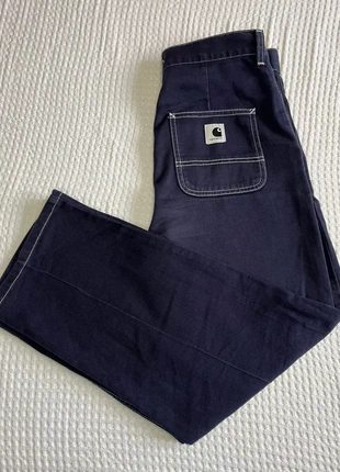 Jean carhartt - armanda pant - large - baggy - bleu marine - W28, brand: Carhartt, condition: Very good, size: W28, €43.00, €45.85 includes Buyer Protection
