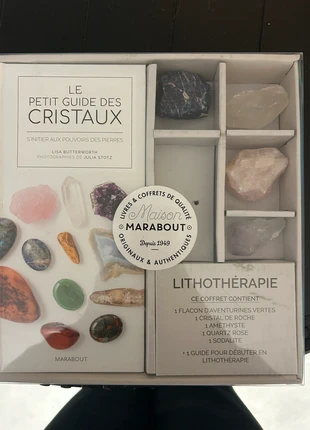 Magnifique, coffret de lithothérapie marabout, marque: Marabout, état: Très bon état, 5,00 €, 5,95 € Protection acheteurs incluse