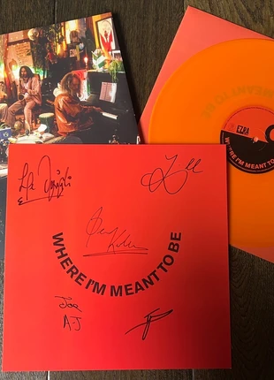 Ezra Collective Where I'm Meant To Be Orange Vinyl With Signed Print Rough Trade, condition: Very good, £54.99, £58.44 includes Buyer Protection
