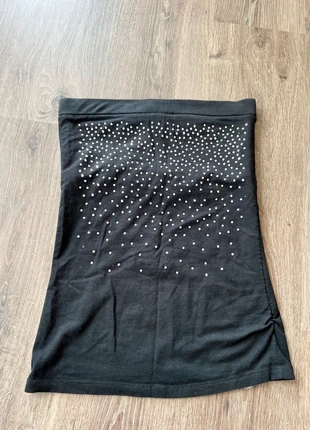 black strapless tube top, marque: Amisu, état: Très bon état, taille: S / 36 / 8, 5,00 €, 5,95 € Protection acheteurs incluse