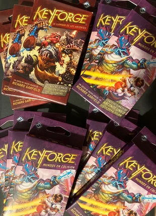 Pack 6 Mazos KeyForge en español, marca: FANTASY FLIGHT GAMES, estado: Nuevo con etiquetas, 19,95 €, 21,65 € Protección al comprador incluida